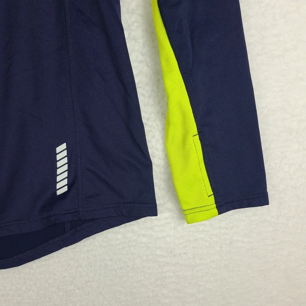 FILA Sport Sweater Mens‎ XL Navy Blue Fitted Running Performance Tech Golf